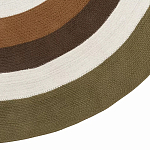 Ковер круглый из хлопка с контрастным узором Bullseye 150 варинант исполнения - 4 | Loft Concept в Екатеринбурге