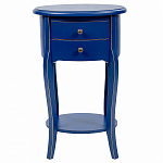 Синяя тумба на фигурных ножках Shelby варинант исполнения - 1 | Loft Concept в Екатеринбурге