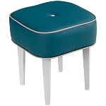 Квадратный мягкий пуф на белых ножках Winton Pouf Square варинант исполнения - 13 | Loft Concept в Екатеринбурге