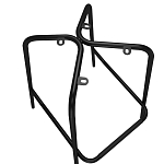 Барный стул со спинкой и подлокотниками на 4-х металлических ножках Douglas Rhombus Серый Велюр варинант исполнения - 6 | Loft Concept в Екатеринбурге