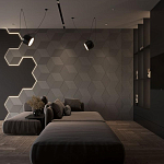 Гипсовая 3D Панель M-52 варинант исполнения - 1 | Loft Concept в Екатеринбурге