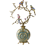 Бронзовый подсвечник Птичий рай Flora варинант исполнения - 1 | Loft Concept в Екатеринбурге