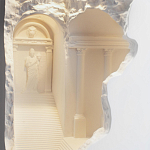 Встраиваемый в стену гипсовый светильник под покраску в античном стиле Antiquity Athena варинант исполнения - 9 | Loft Concept в Екатеринбурге