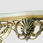 Консоль из бронзы с мраморной столешницей Bronze De Console варинант исполнения - 1 | Loft Concept в Екатеринбурге