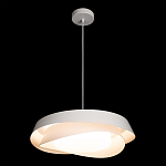 Подвесной светильник круглый белого цвета из металла Vita Cuna варинант исполнения - 4 | Loft Concept в Екатеринбурге