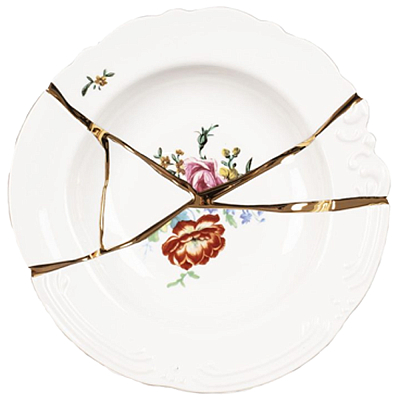 Тарелка глубокая Seletti Kintsugi Тарелка глубокая Seletti Kintsugi