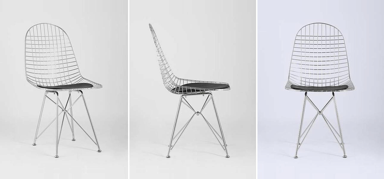 Стул Bertoia S Chair Хромированный Металл Стул Bertoia S Chair Хромированный Металл - Loft-Concept в Екатеринбурге