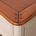 ТВ-тумба из массива дерева в стиле прованс Montmartre Provence TV Stand варинант исполнения - 5 | Loft Concept в Екатеринбурге