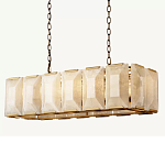 Люстра с абажуром из прямоугольных мраморных панелей Calling to Shine варинант исполнения - 3 | Loft Concept в Екатеринбурге