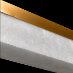 Подвесной светильник линейный из натурального камня Perfection of Geometry варинант исполнения - 6 | Loft Concept в Екатеринбурге