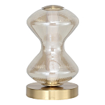 Настольная лампа светодиодная с волнообразным стеклянным плафоном Amphora of Light варинант исполнения - 2 | Loft Concept в Екатеринбурге