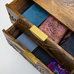 Прикроватная тумба с фактурным фасадом Termite варинант исполнения - 5 | Loft Concept в Екатеринбурге