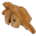 Статуэтка из дерева игуана Animals of the World варинант исполнения - 4 | Loft Concept в Екатеринбурге