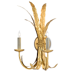 Бра с каркасом в виде пучка золотых перьев Bunch of Feathers варинант исполнения - 2 | Loft Concept в Екатеринбурге