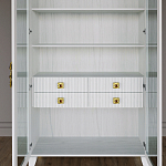 Дизайнерский шкаф витрина Elsa Dreams White с 4-мя ящиками варинант исполнения - 6 | Loft Concept в Екатеринбурге