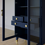 Дизайнерский шкаф витрина Elsa Dreams Blue с 4-мя ящиками варинант исполнения - 8 | Loft Concept в Екатеринбурге