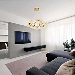 Люстра подвесная с 6-ю круглыми светодиодными лампами Catcher варинант исполнения - 2 | Loft Concept в Екатеринбурге