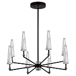 Люстра с прозрачными плафонами из стекла Umbrella варинант исполнения - 1 | Loft Concept в Екатеринбурге