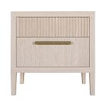 Прикроватная Тумбочка Primo с двумя ящиками Светлый дуб варинант исполнения - 7 | Loft Concept в Екатеринбурге