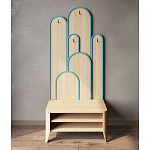 Вешалка «Байома» варинант исполнения - 1 | Loft Concept в Екатеринбурге