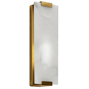 Бра Marble Rectangle Wall Lamp Brass