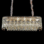 Люстра овальная с хрустальными подвесками Roul Crystal Light варинант исполнения - 2 | Loft Concept в Екатеринбурге