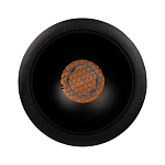 Встраиваемый спот светодиодный круглый черного цвета с углублением Ombra Lux  варинант исполнения - 2 | Loft Concept в Екатеринбурге
