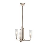  Люстра с прозрачными рифлеными цилиндрическими плафонами Kichler варинант исполнения - 9 | Loft Concept в Екатеринбурге