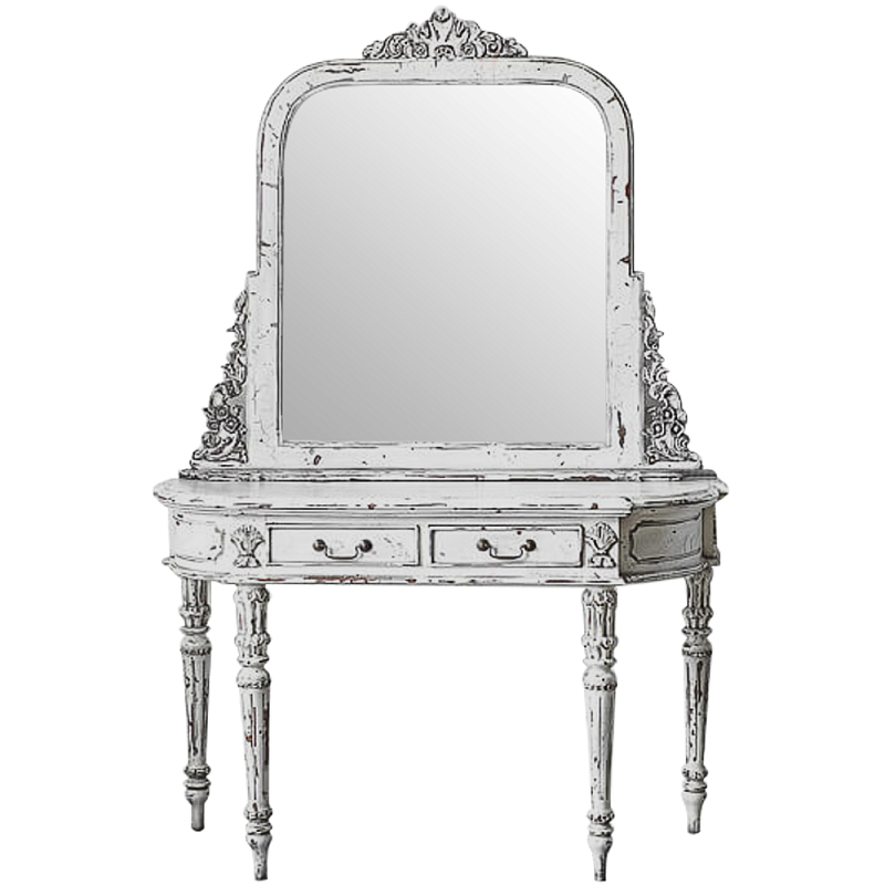 Трельяж White Moreau Dressing Table Белый Коричневый в Екатеринбурге | Loft Concept 