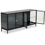 Сервант четырехдверный с рифленым стеклом The Keeper варинант исполнения - 2 | Loft Concept в Екатеринбурге