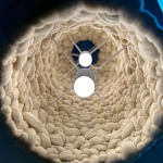 Вязаный подвесной светильник из шерсти Dome Wool Lamp  варинант исполнения - 5 | Loft Concept в Екатеринбурге