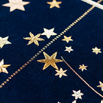 Обои с вышивкой ручной работы Cosmos Original colourway on velvet варинант исполнения - 4 | Loft Concept в Екатеринбурге