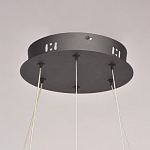 Люстра с двумя кольцами черного цвета с хрустальными элементами QUARTZ CRYSTAL варинант исполнения - 15 | Loft Concept в Екатеринбурге