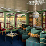 Обои ручная роспись The Plain of Musashi Original colourway on painted Xuan paper with gold ombre варинант исполнения - 1 | Loft Concept в Екатеринбурге