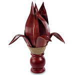 Настольная лампа красная INDONESIAN LAMPS варинант исполнения - 1 | Loft Concept в Екатеринбурге