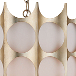 Подвесной светильник в форме цилиндра с фактурным серебряным каркасом и тканевым абажуром Silver Honeycomb варинант исполнения - 2 | Loft Concept в Екатеринбурге