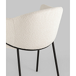 Стул Brace букле белый варинант исполнения - 3 | Loft Concept в Екатеринбурге