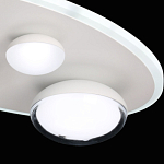 Потолочный светильник овальной формы белого цвета с 4-мя лампами Lunar Pebbles варинант исполнения - 8 | Loft Concept в Екатеринбурге