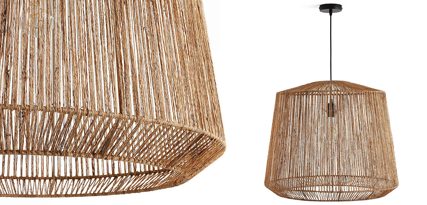 Подвесной светильник Signe Wicker Hemp Beige 59 Подвесной светильник Signe Wicker Hemp Beige 59 - Loft-Concept в Екатеринбурге