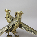 Статуэтка бронзовая пара Фазаны Bronze Birds варинант исполнения - 1 | Loft Concept в Екатеринбурге