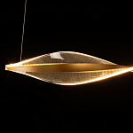 Люстра линейная с изогнутым плафоном Wave Line варинант исполнения - 7 | Loft Concept в Екатеринбурге