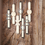 Подвесной светильник с белыми матовыми плафонами Hiding secrets варинант исполнения - 5 | Loft Concept в Екатеринбурге