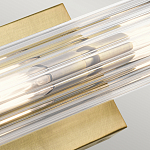 Бра горизонтальное с рифленым стеклянным плафоном Kichler варинант исполнения - 3 | Loft Concept в Екатеринбурге