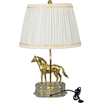 Настольная лампа из фарфора Лошадь Frodi варинант исполнения - 2 | Loft Concept в Екатеринбурге