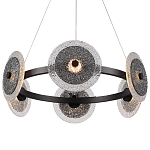 Люстра с плафонами из фактурного двойного стекла Heterochromia варинант исполнения - 2 | Loft Concept в Екатеринбурге