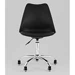 Офисный стул на металлическом основании EGGERY Black пластик варинант исполнения - 5 | Loft Concept в Екатеринбурге