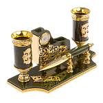 Настольный письменный набор из нефрита с ножом для бумаг в подарочной коробке Maecenas варинант исполнения - 2 | Loft Concept в Екатеринбурге