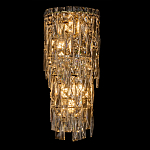 Бра с каскадом из прозрачного хрусталя и корпусом золотого цвета Constant Sparks варинант исполнения - 1 | Loft Concept в Екатеринбурге