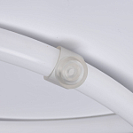 Люстра белого цвета с тремя изогнутыми светодиоидными плафонами Luke Lampco Tracer Lamp варинант исполнения - 6 | Loft Concept в Екатеринбурге