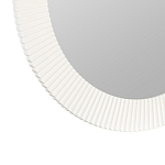 Зеркало в круглой фактурной раме Mirror Modern Texture белое варинант исполнения - 2 | Loft Concept в Екатеринбурге